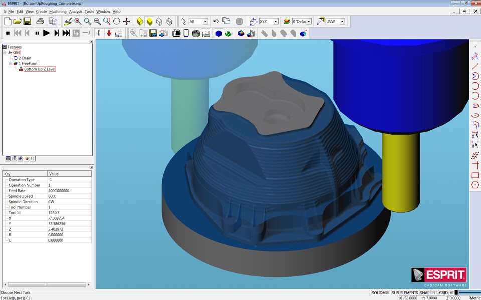 DP Technology推出創新CAM解決方案，ESPRIT 2015- 提高您的生產力與自動化能力